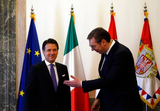 Italy PM Conte Urges Kosovo to Abolish Taxes on Serbia Goods
