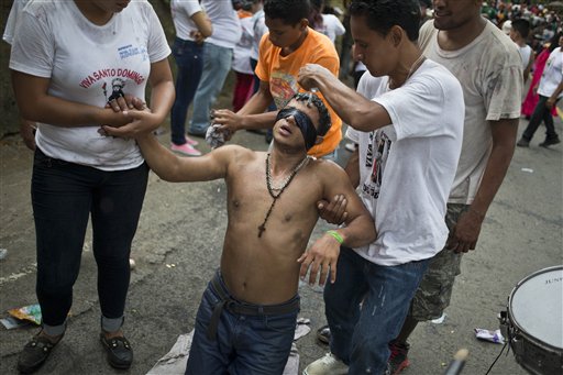 AP PHOTOS:  Annual Festival Invades Nicaraguan Capital