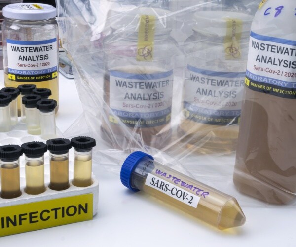 wastewater analysis for COVID jugs and vials