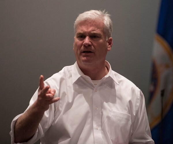 rep. tom emmer speaks at a town hall