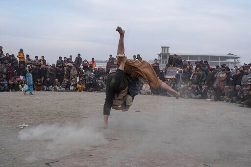 Traditional Wrestling Continues as a Friday Fixture in Kabul