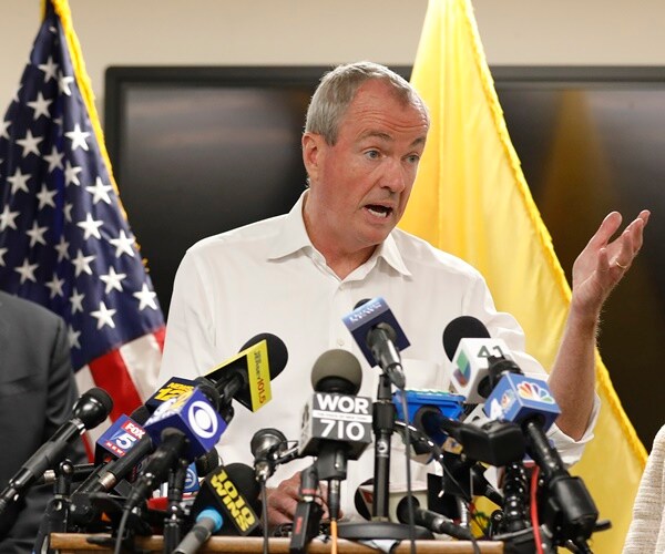 gov. phil murphy at a press conference in newark new jersey in 209.