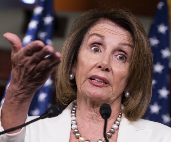 Pelosi Scolds Mansplainers at Trump Dinner: 'Do the Women Get to Talk Around Here?'