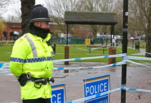 The Latest: UK Scientists Haven't IDed Source of Nerve Agent