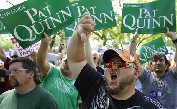 Illinois Democrats Battle Unions over Pensions