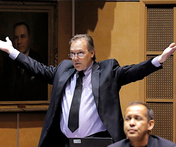 rep. andy biggs casting his no vote on impeachment