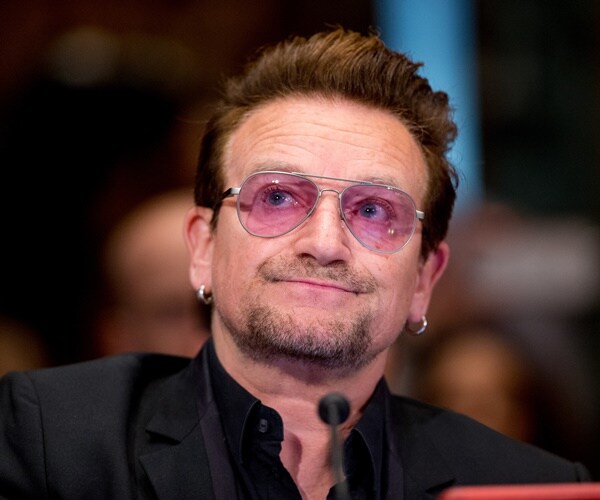 U2's Bono Gives 'Freedom' Concert in Kyiv Metro