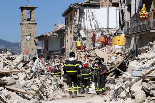 Strong Aftershocks Rattle Devastated Italian Earthquake Zone