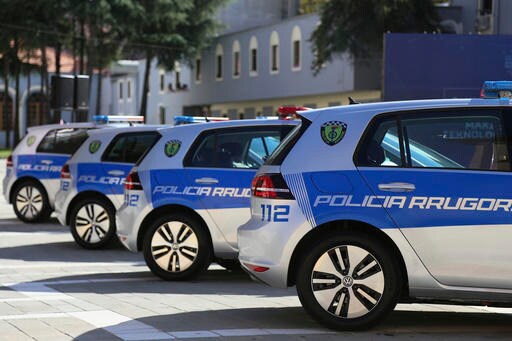 Albania Police with Electric Cars, but No Recharging Spots