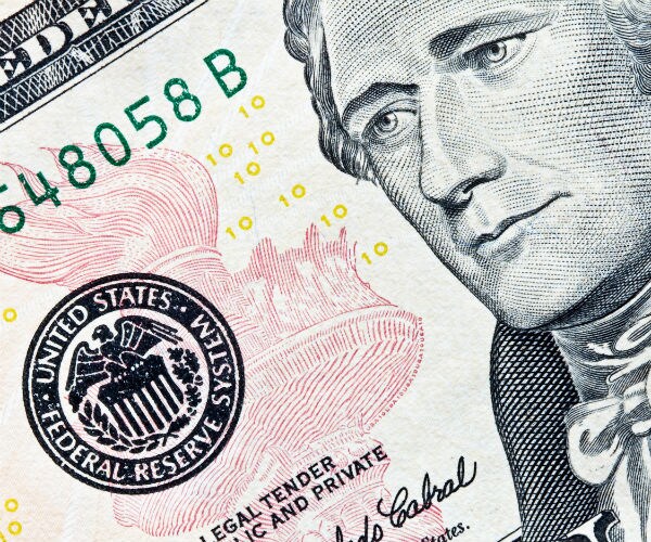 focus on the federal reserve seal 