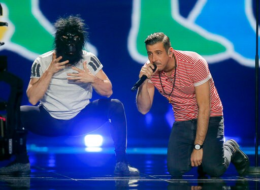 Bring on the 'gorilla:' Eurovision Final Brings Glittery Fun