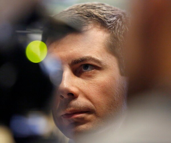 pete buttigieg obscured by media