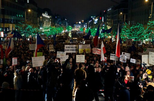 Thousands March to Demand Czech Prime Minister's Resignation