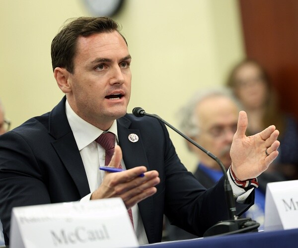 mike gallagher speaks in hearing
