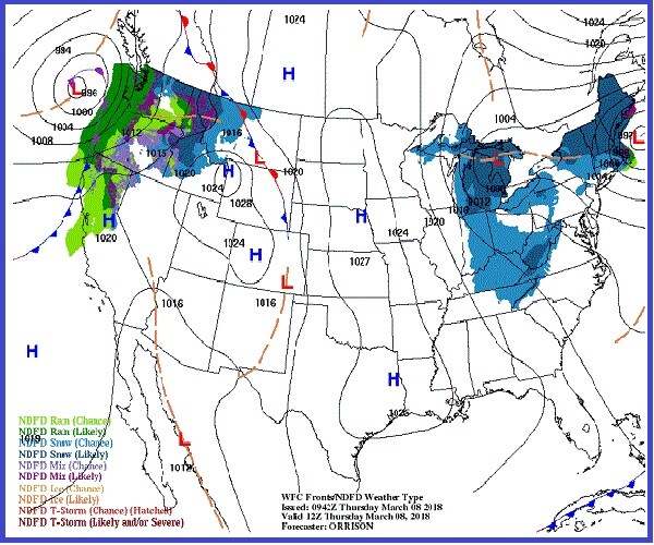 East Coast Storm Dumping Snow, Knocking out Power