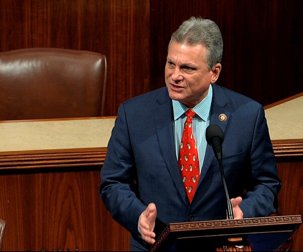 representative buddy carter debates articles of impeachment at the capitol