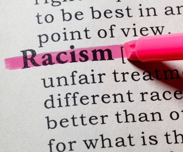 racism highlighted in pink