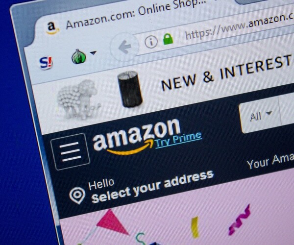 amazon website is shown on a computer