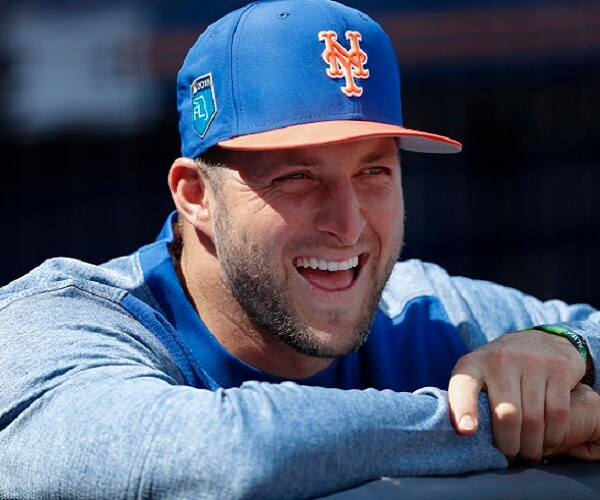 Tim Tebow Slides Home to Minors After 1-18 Mets Look-See