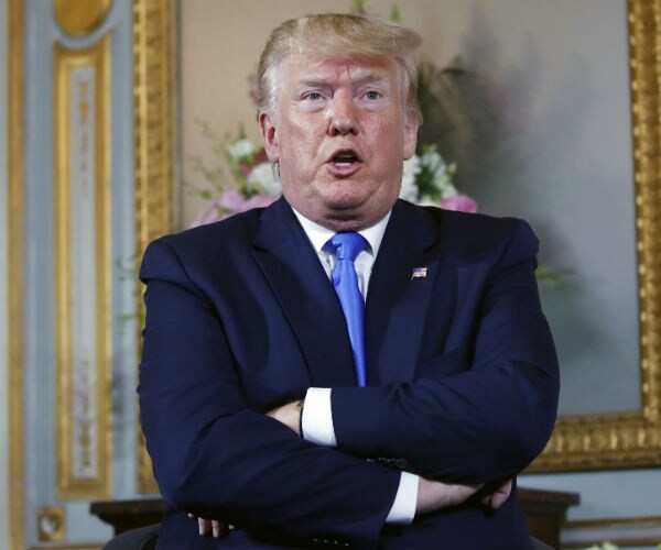 president donald trump is shown in the white house