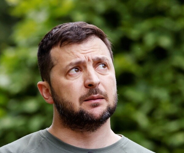 volodymyr zelenskyy looks on