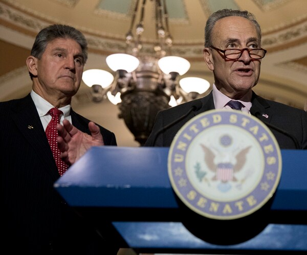 senator joe manchin and senate minority leader chuck schumer