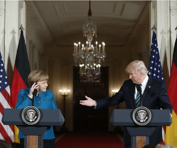 Merkel: 'Good Relationship' With Trump Despite Frosty Start
