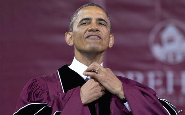 Obama Tells Black Grads to Help Downtrodden