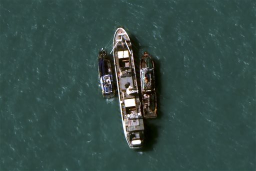 Indonesia Navy Nabs Cargo Ship Loaded with Slave-caught Fish