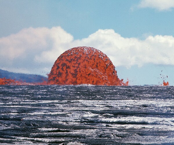 Fiery Lava Bubble: Hawaii Photo Goes Viral 49 Years Later
