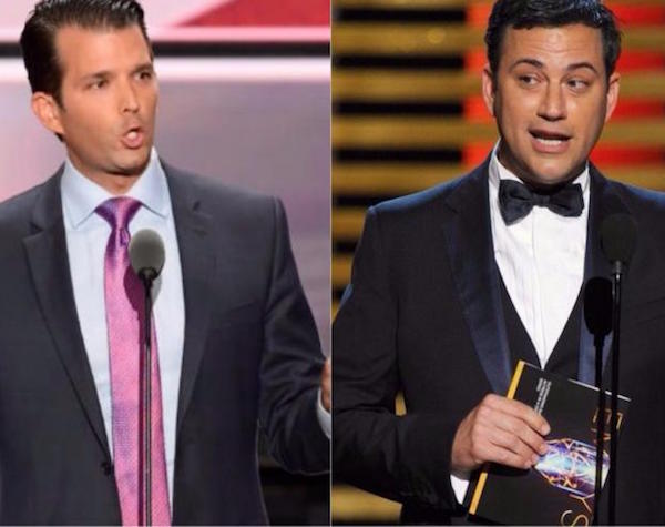 Trump Jr., Kimmel Feud on Twitter