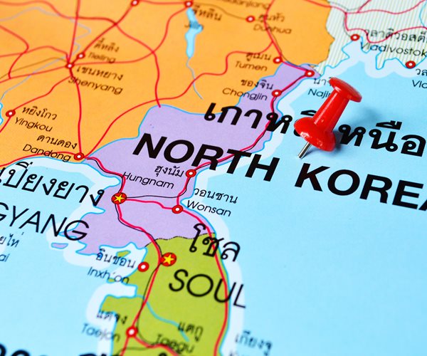 Map of North Korea