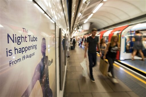 London's Mayor Says Overnight Subway Will Boost Economy