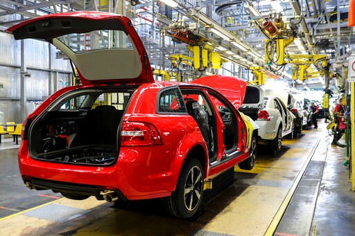 The Latest: Last Car Built in Australia Rolls off GM Line