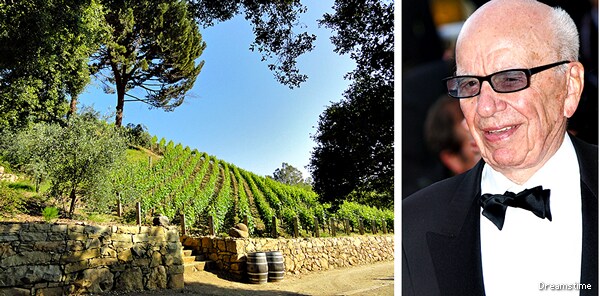 Rupert Murdoch to Buy Vineyards Estate in California