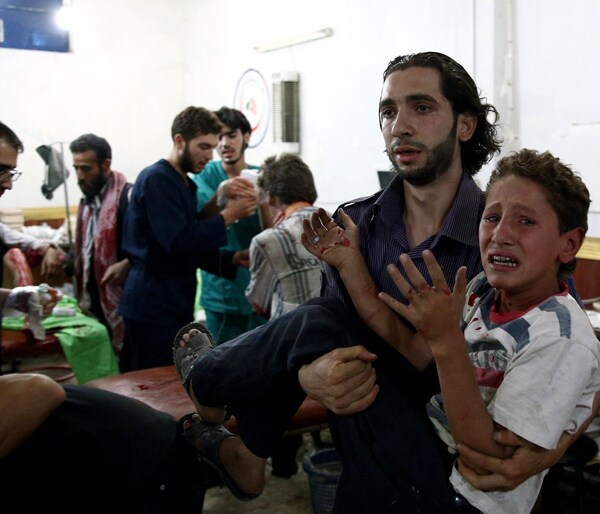 Damascus 'Massacre': Air Strikes on Douma Kill 82, Injure 250 