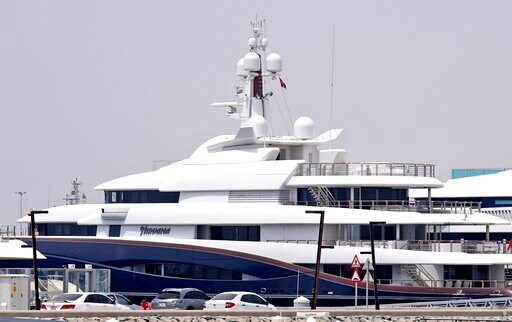 Yacht of Wealthiest Russian Oligarch Docked in Haven Dubai
