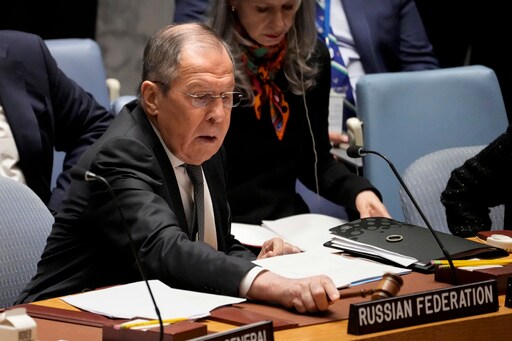 UN Chief and West Berate Russia's Top Diplomat over Ukraine