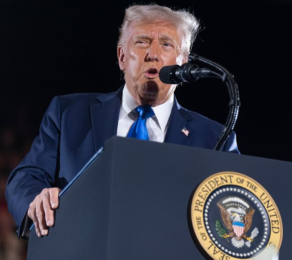 President Trump Friday said the U.S. economy is in a transition stage, citing strong employment and ...