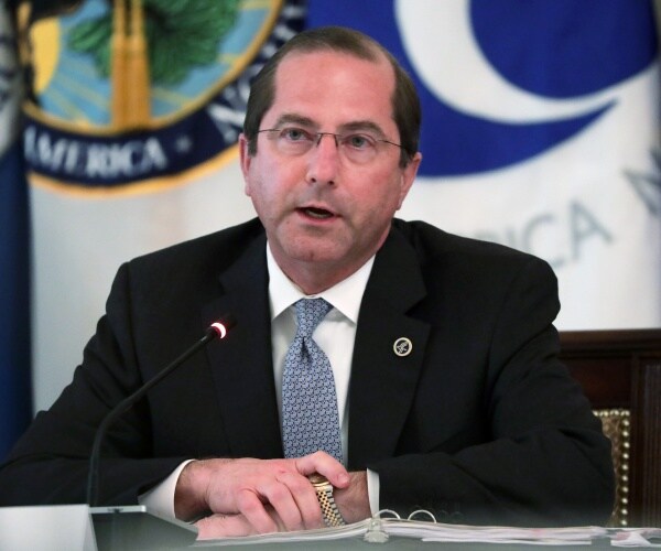 alex azar speaks at cabinet meeting