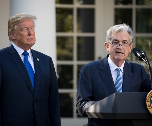 jerome powell and donald trump