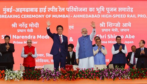 India, Japan Start Work on High-speed Train During Abe Visit