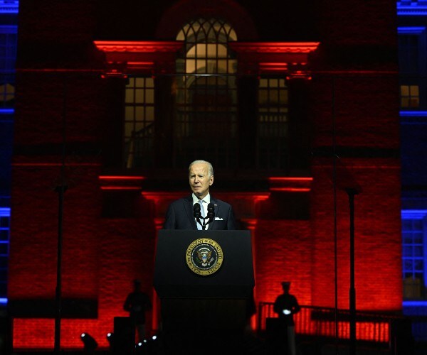 biden making his philadelphia speech 