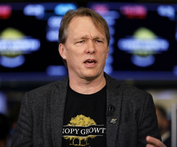canopy rivers founder, chairman & co-ceo bruce linton is interviewed on the floor of the new york stock exchange
