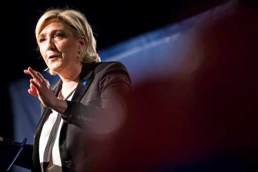 The Latest: Israel Protests Le Pen Denial on Holocaust Role