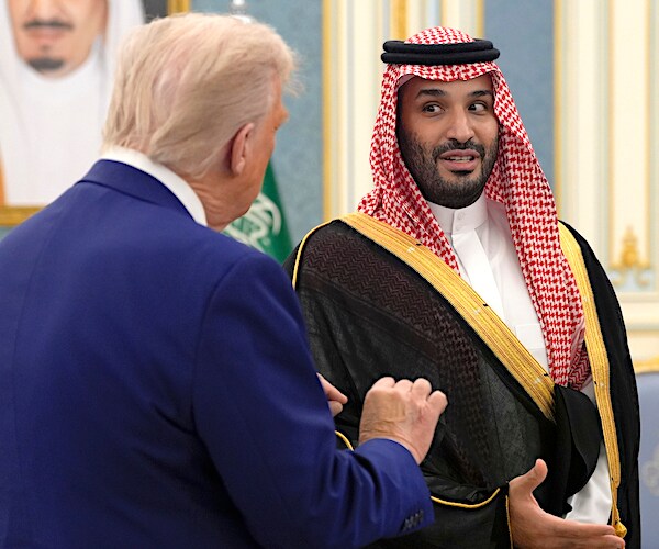 President Donald Trump began his four-day trip to the Middle East on Tuesday by visiting Saudi Arabi...