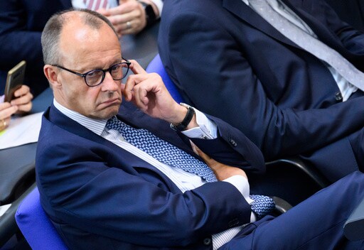 German Opposition Leader Takes Aim at Migration, but Largely Rules out Working with Far Right