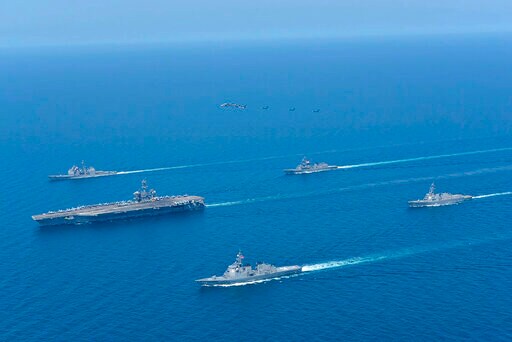 Japan, US Hold Navy Drills off Koreas amid Nuke Test Worry