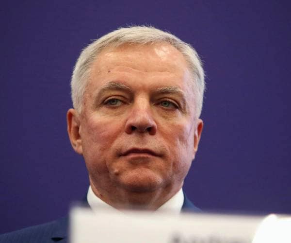 A Russian oil executive fell to his death from a window at his home in western Moscow in what has be...