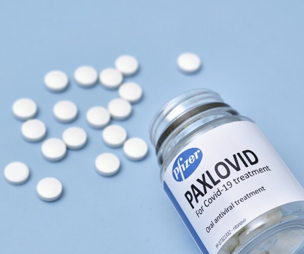 bottle of paxlovid COVID-19 antiviral